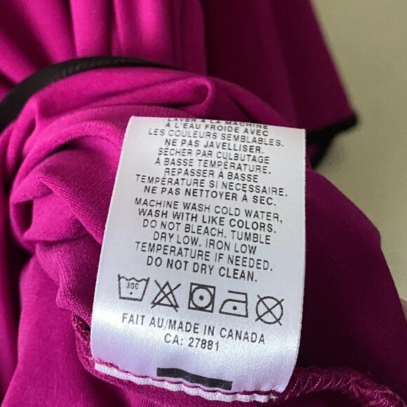 Mr. Max Fashions Dark Mauve Round Neck Tulip Bell Sleeve Blouse Top - Picture 10 of 10